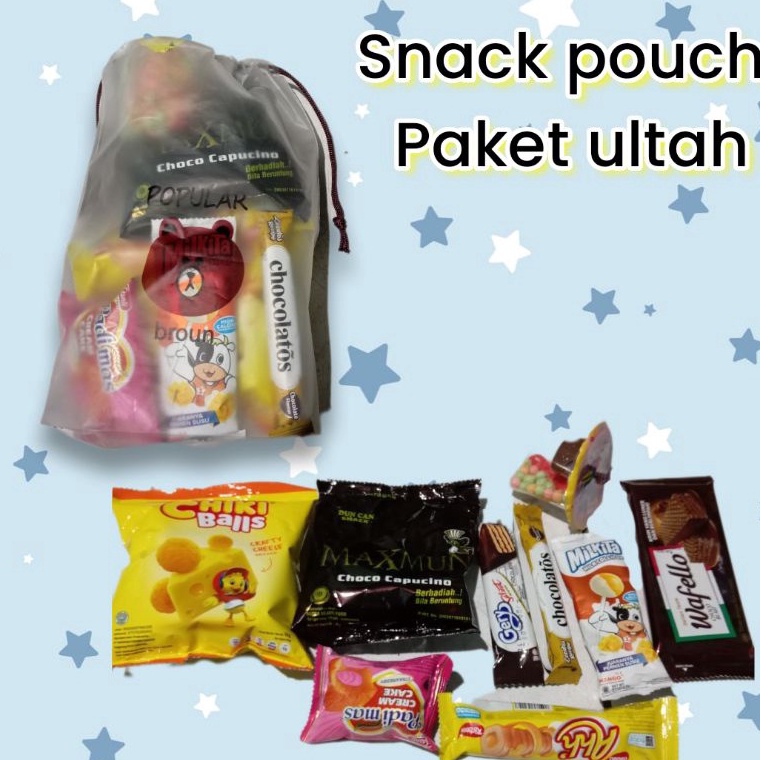 

BUY 40 FREE 1 Paket Snack Ulang Tahun/Bingkisan Ulang Tahun/Snack Pouch