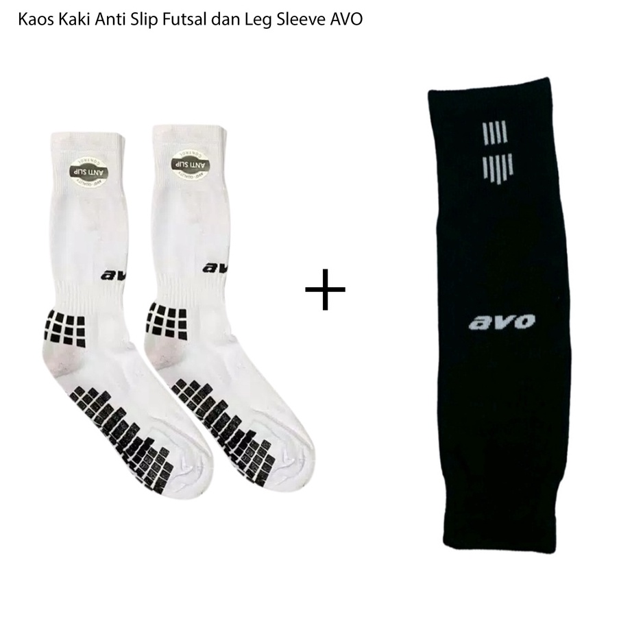 ✵Grosir..✵ Paket Kaos Kaki Futsal Antislip Dan Sambungan Kaos Kaki AVO