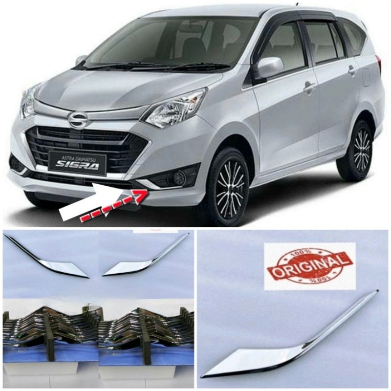 List Chrome Cover Foglamp Sigra original