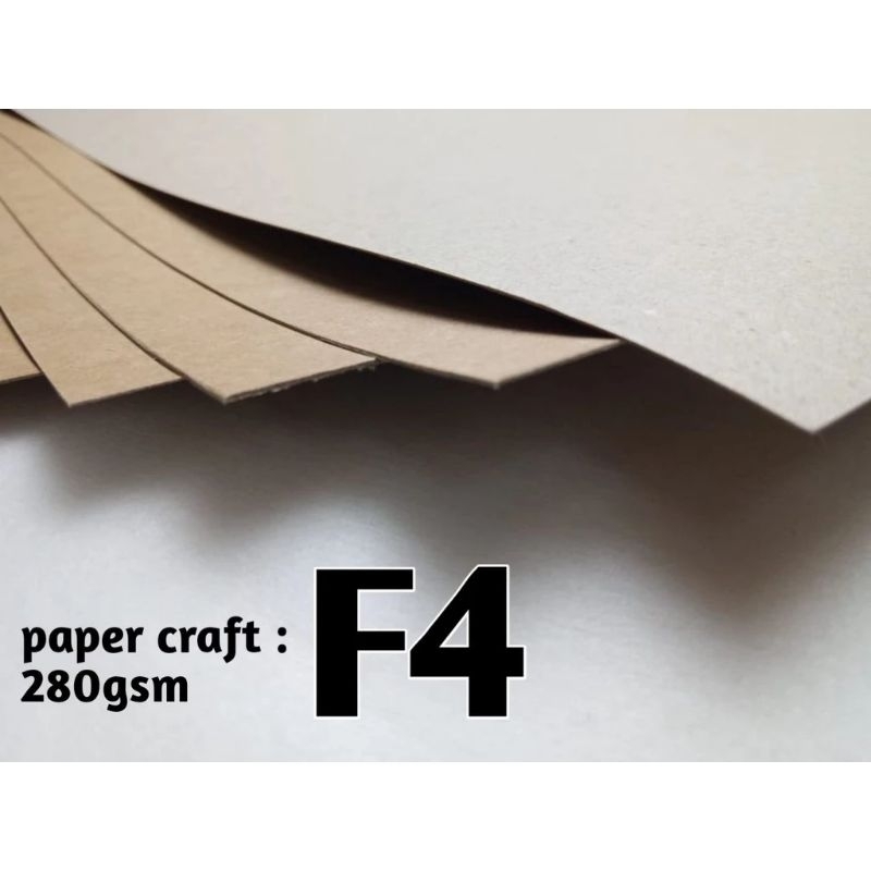 

Kertas Seni F4 Kraft 50 lbr (SAMSON) 280gsm