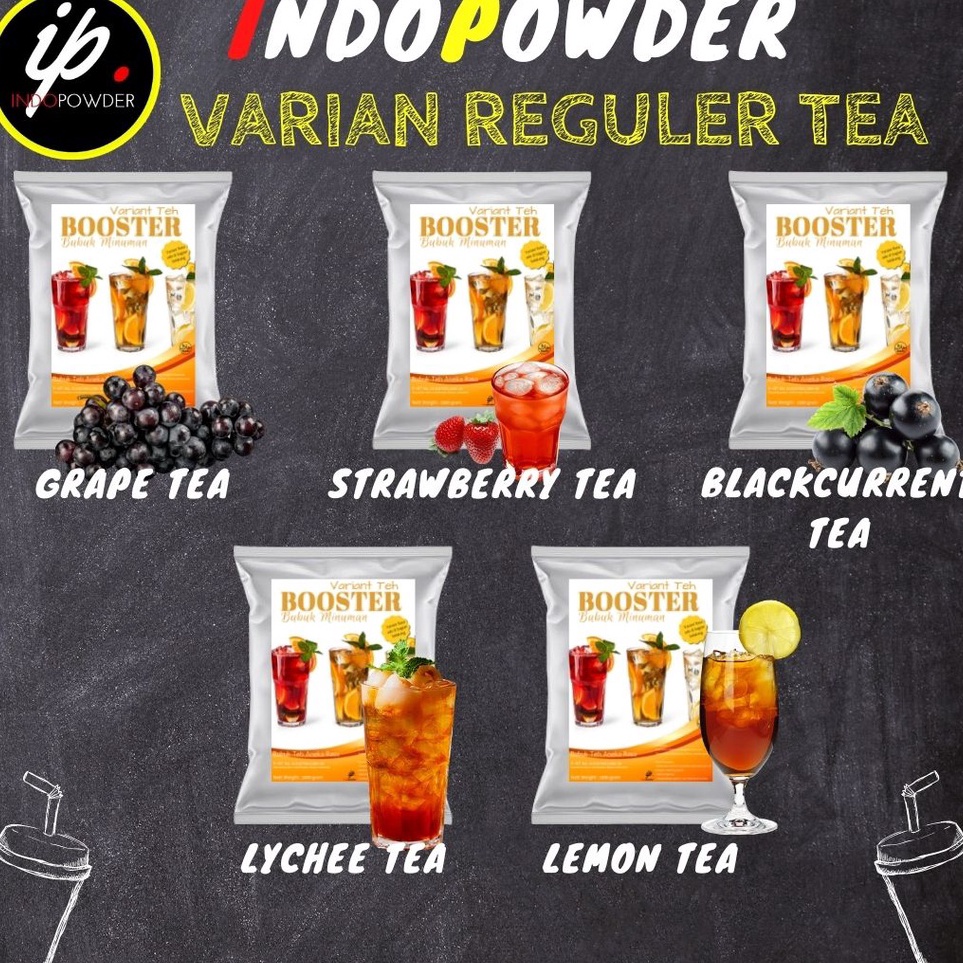 

Bubuk Minuman Varian Reguler Tea Silver /Bubuk Teh /Powder Bubuk Reguler Tea 1kg-Indopowder