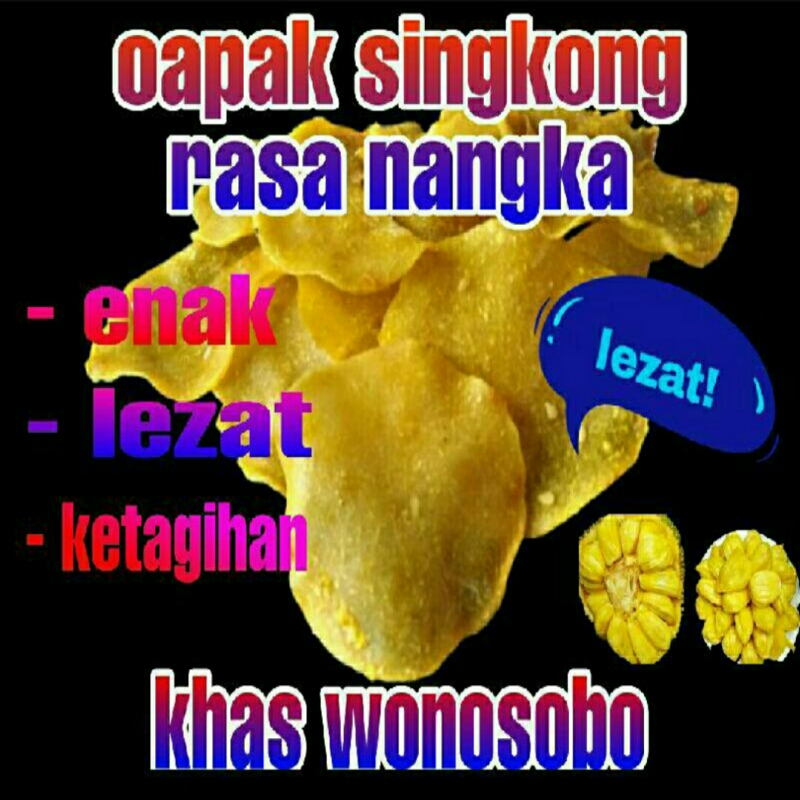 

opak snack cemilan camilan krupuk kerupuk keripik singkong mentah rasa nangka kiloan grosir 1 kg murah original