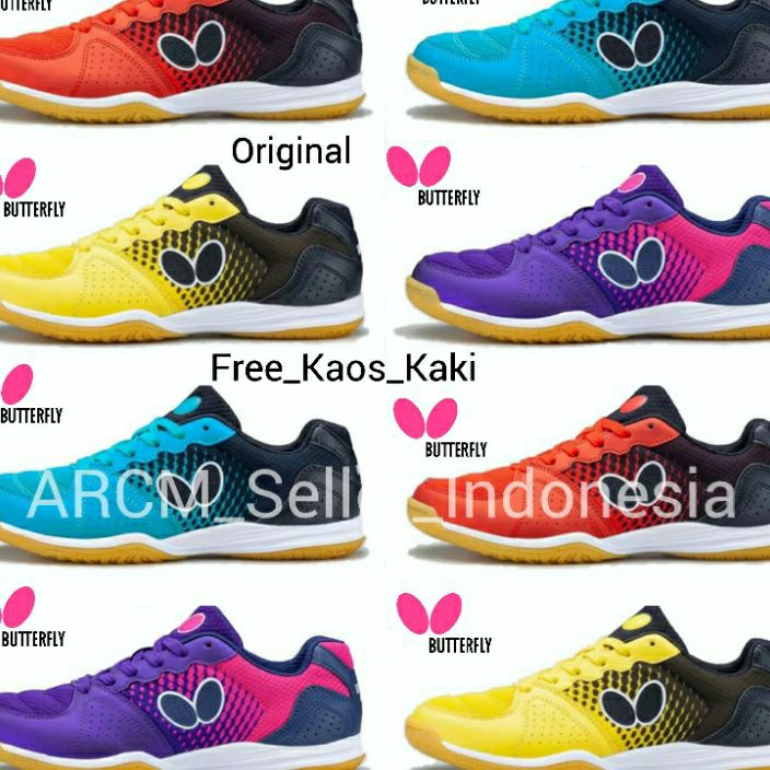 *Diskon* Sepatu Butterfly Sepatu Tennis Meja Sepatu Tenis Meja Butterfly Sepatu Olahraga Tenis Meja 