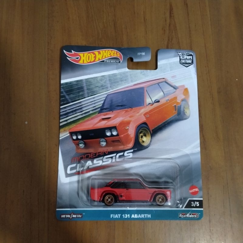 hotwheels fiat 131 Abarth modern classics