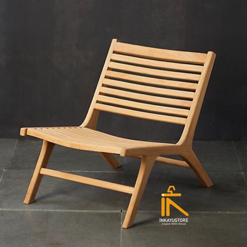 Kursi santai malas full kayu jati solid | Kursi malas kayu jati elegant