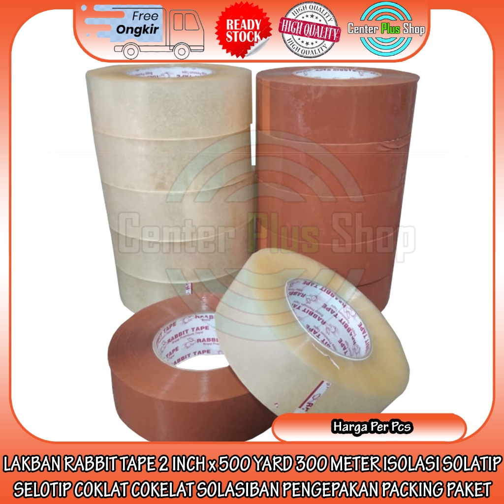 

SOLATIP LAKBAN ISOLASI RABBIT TAPE 2 INCH x 500 YARD 300 METER SELOTIP COKLAT COKELAT SOLASIBAN PENGEPAKAN PACKING PAKET SELASIBAN SALASIBAN SOLASI PEREKAT LEM LENGKET SERBAGUNA MULTIFUNGSI PLESTER PELESTER BARANG SELTIP SELTAPE SOLTAPE LIM ROL GULUNG
