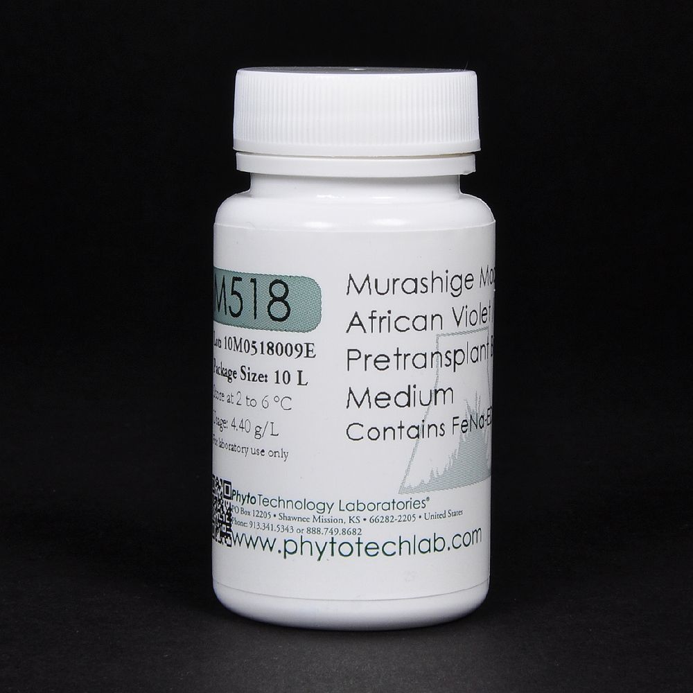 Murashige African Violet/Gloxinia Pretransplant Medium - Media pratransplantasi bunga violet Afrika