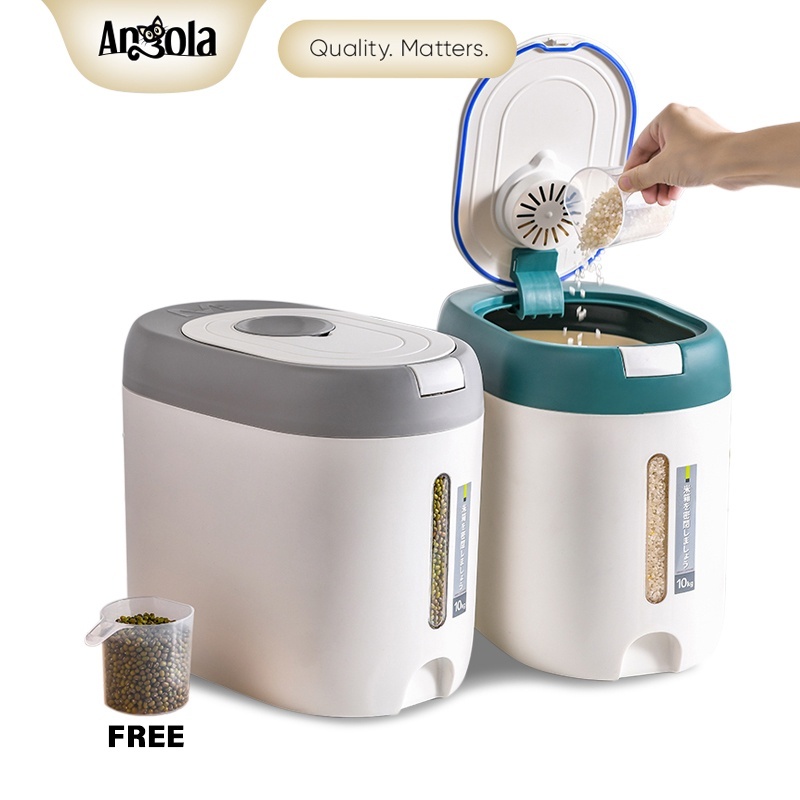 RAMADANSALE (COD) ANGOLA DISPENSER BERAS 10 KG RICE DISPENSER E97 TEMPAT WADAH PENYIMPANAN BERAS