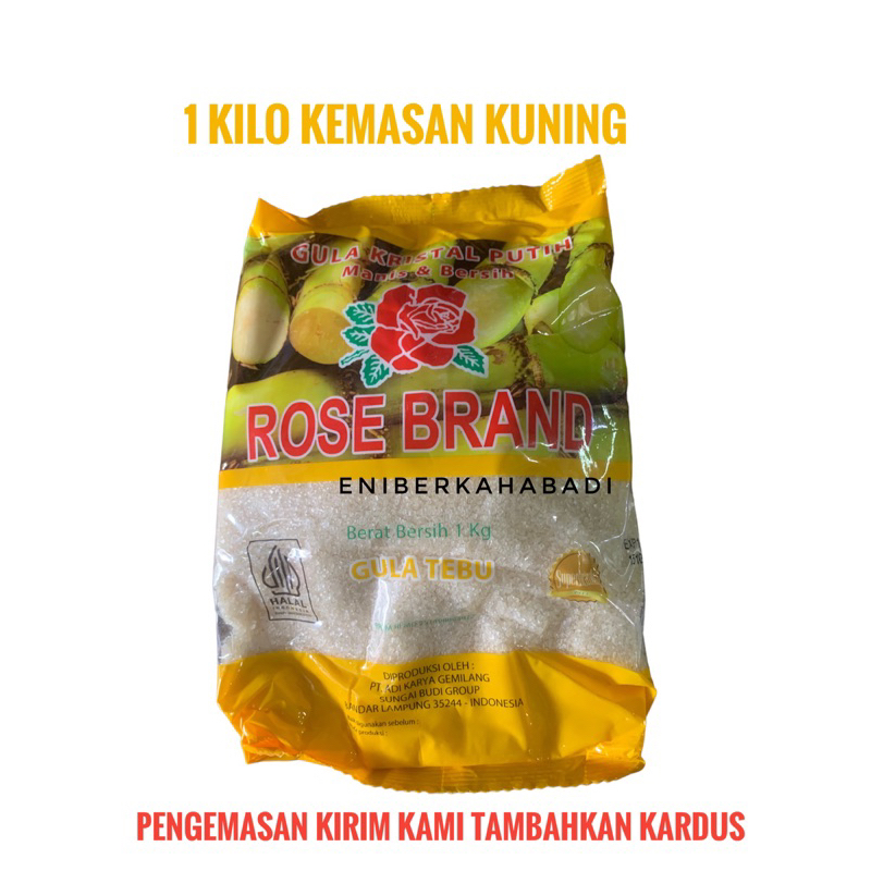 

Gula Rose Brand 1 Kg Gula Tebu exp date Juni 2026