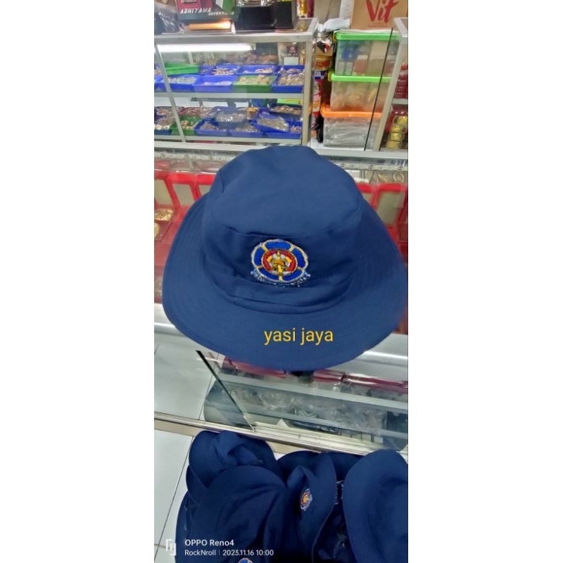 Topi Rimba Logo SATPOL-PP Logo Biru Pemadam Logo Kuning Kewenangan Pemadam