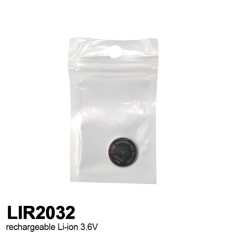 Baterai Koin Rechargeable LI-ION LIR2032 3.6V - Baterai Kancing LIR2032 - Baterai Charger LIR2032