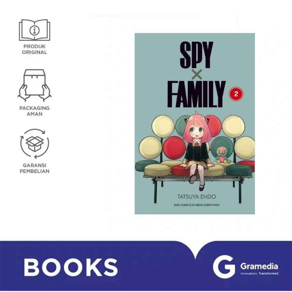 Gramedia Gandaria - Komik Spy x Family 02 (Endo Tatsuya)