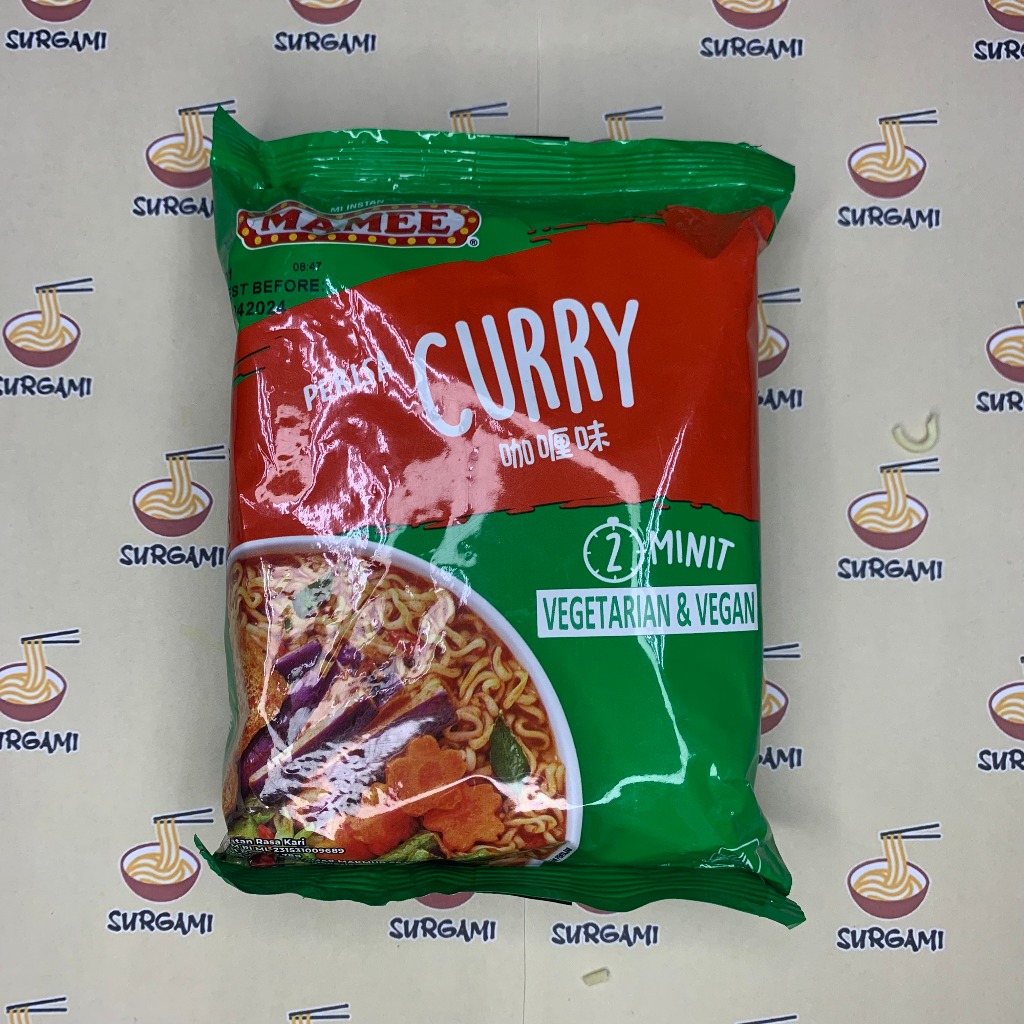 

Mamee Mie Instan Vegetarian Curry 78gr
