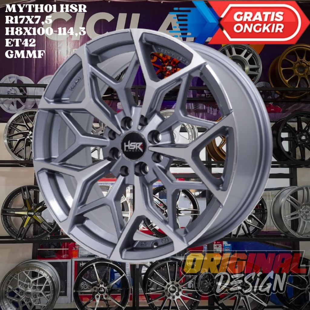 Velg Mobil Confero , Livina , Avanza , Accent , HSR MYTH01 Ring 17 R17