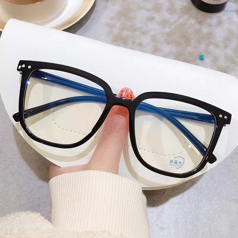 Kacamata Wanita Fashion Korea Anti Radiasi Wanita Retro Bentuk Kotak Eyeglasses Anti Radiasi Terbaru