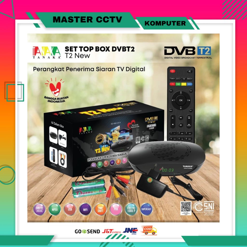 SET TOP BOX TV DIGITAL DVB T2 TANAKA NEW
