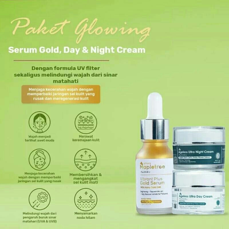 paket glowing amura skincare