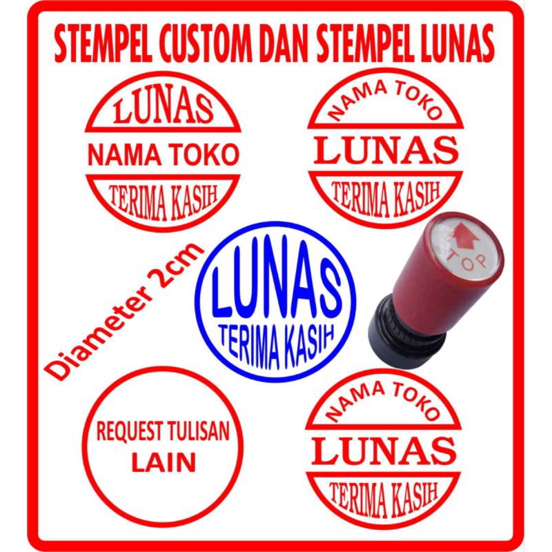 

STEMPEL LUNAS CUSTOM