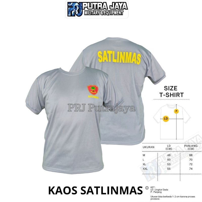 KAOS LINMAS TERBARU KAOS PENDEK SATLINMAS KAOS DALAMAN LINMAS