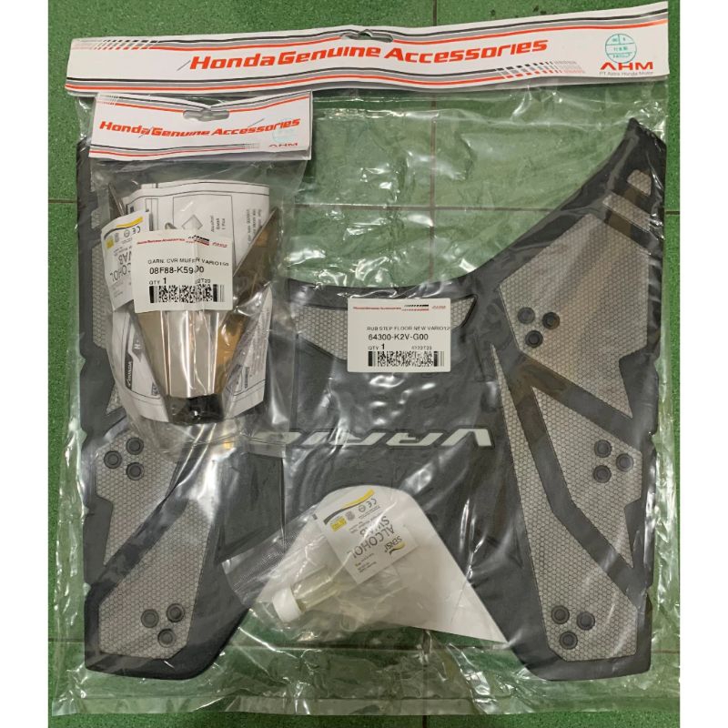Karpet Motor Vario 125 & 150 Tahun 2020 - 2023 Garnish Knalpot Vario 125 Aksesoris Honda New Vario