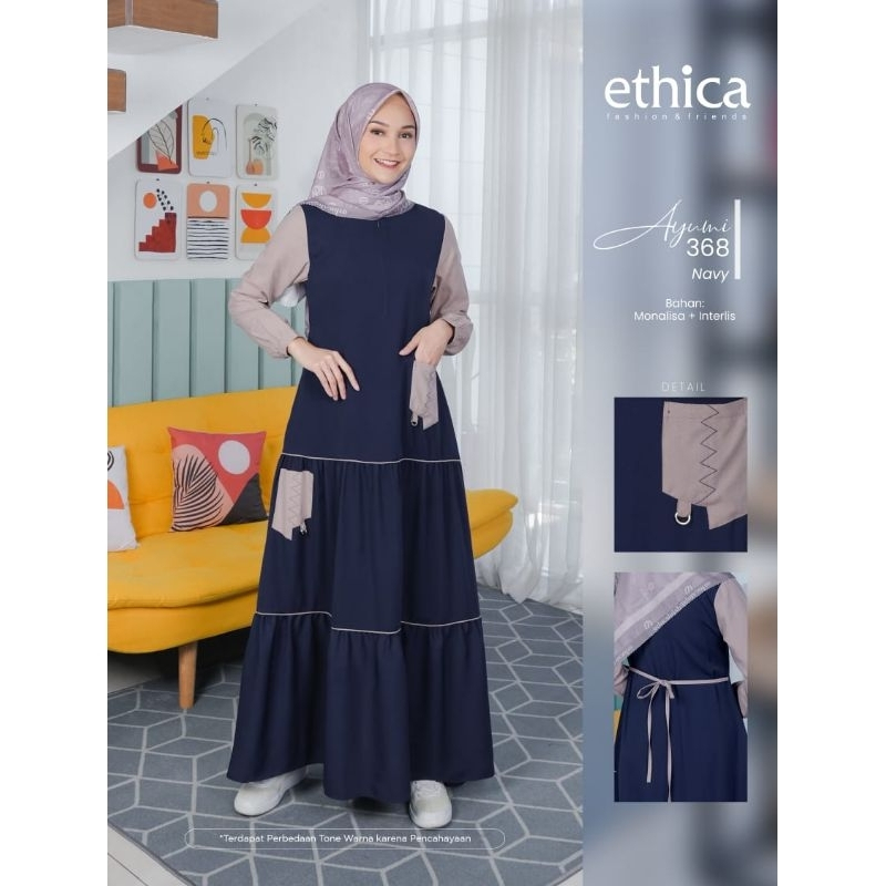 AYUMI 368 NAVY by ETHICA