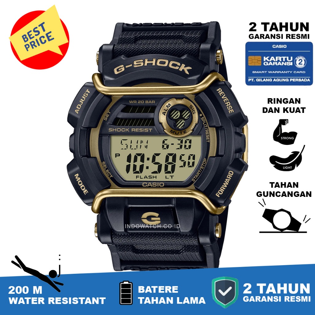 Casio G-Shock GD-400GB-1B2 gd400 gd 400 original garansi resmi