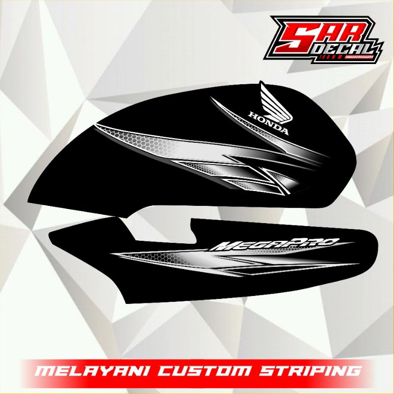 striping MEGAPRO hiu variasi MP hiu MP kates striping Megapro hiu herex striping MP hiu