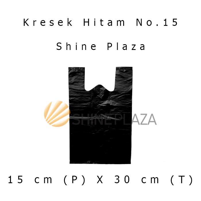 

Kantong Kresek Hitam No.15 - Tas Plastik Hitam No.15 - Kresek HDPE