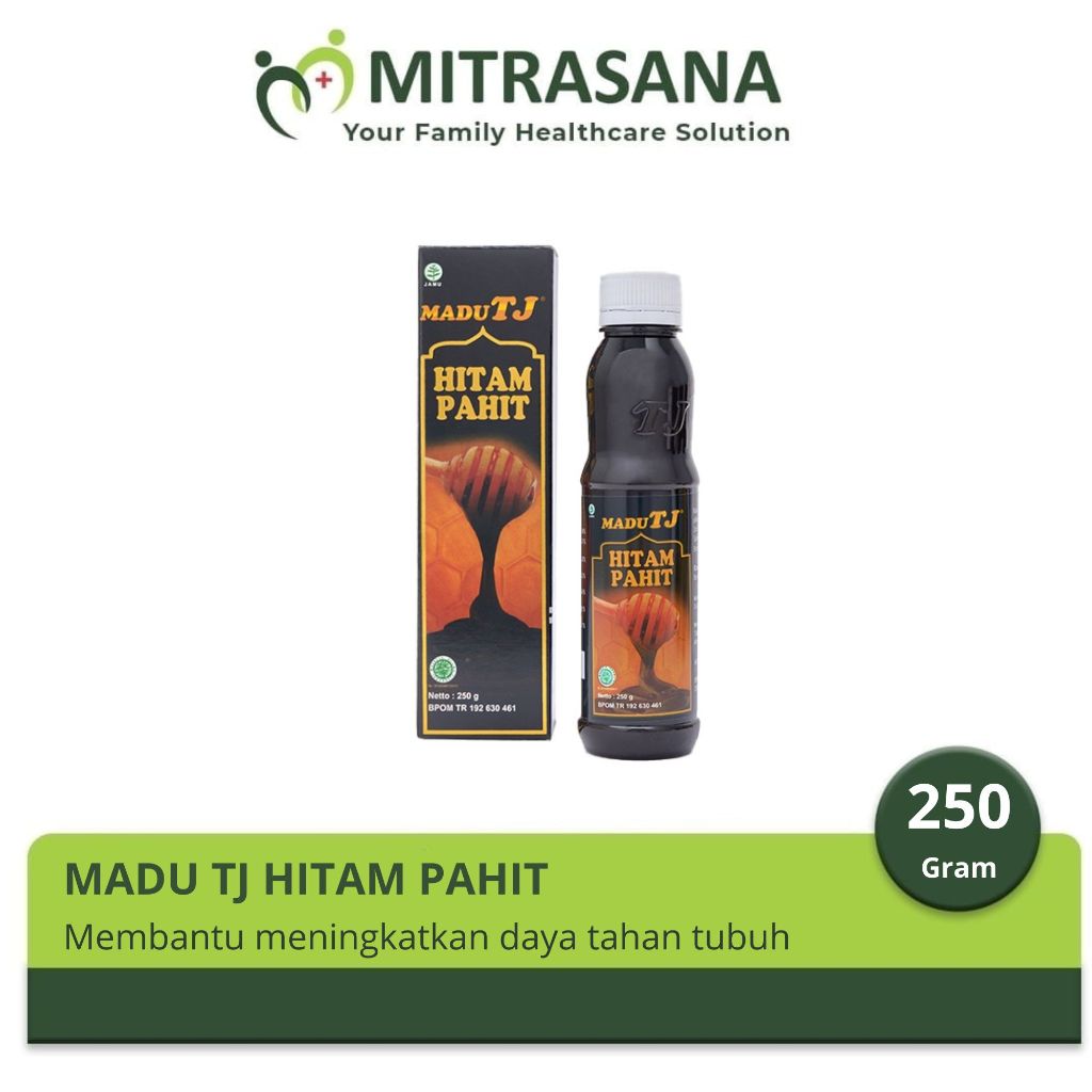

Madu TJ Hitam Pahit 250 Gram - Membantu Meningkatkan Daya Tahan Tubuh