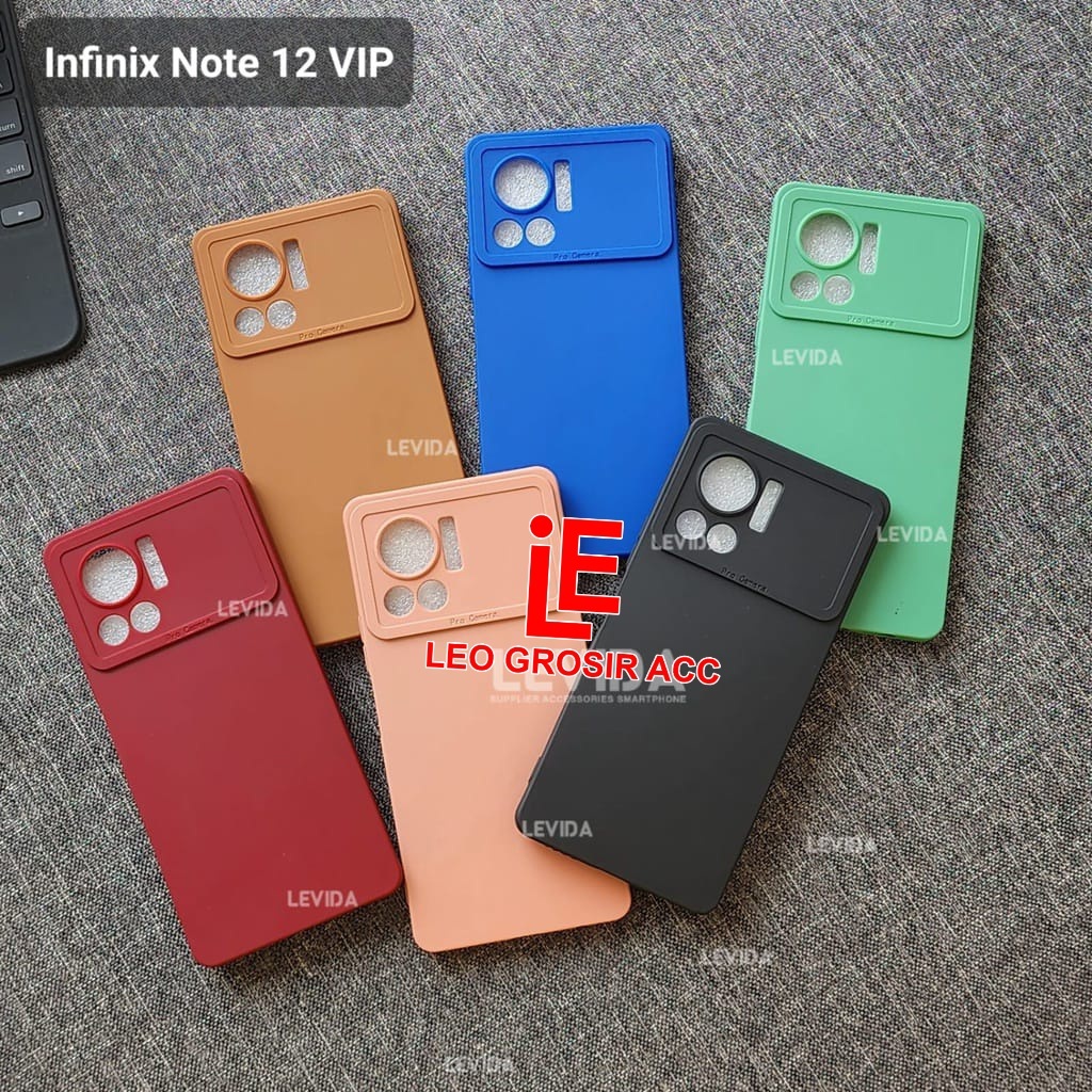 INFINIX NOTE 12 VIP CASE PRO CAMERA MACARON CASE INFINIX NOTE 12 VIP