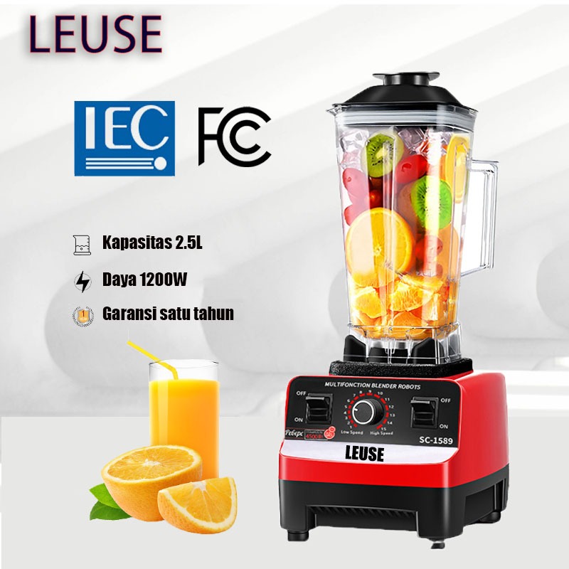 LEUSE 2L Juicer Blender/Blender Kacang/Blender buah