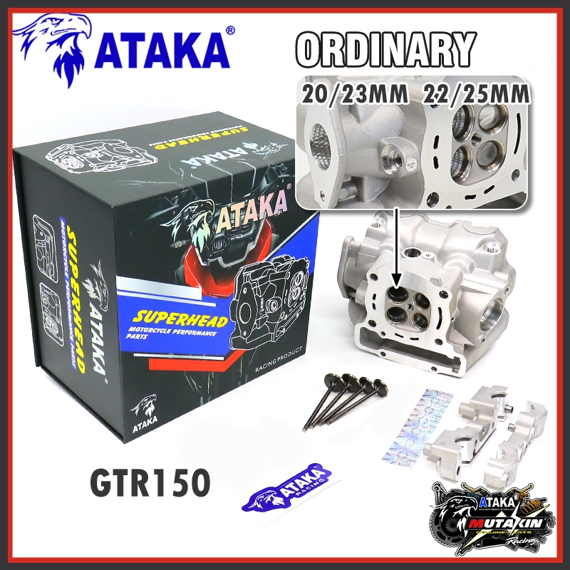 ATAKA Racing SUPER HEAD PORTING CNC 20 23 22 25 23 26 K56 Sonic Supra GTR CB 150R CBR 150 LED