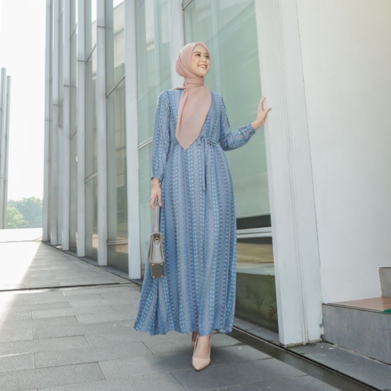 Gamis Zara Dress Bahan Rayon Viscose by Le Khari