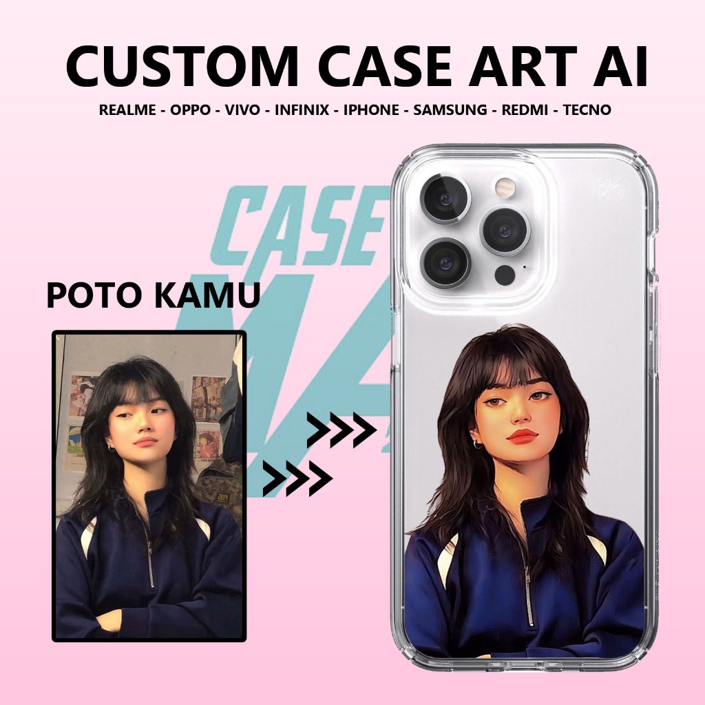Case Hp Custom Art AI Case HP Opo Vvo Xiam Relme Samsng Infin Ip