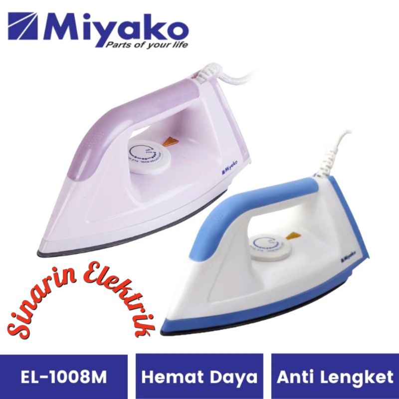 SETRIKA LISTRIK MIYAKO / GOSOKAN BAJU MIYAKO / EI1008