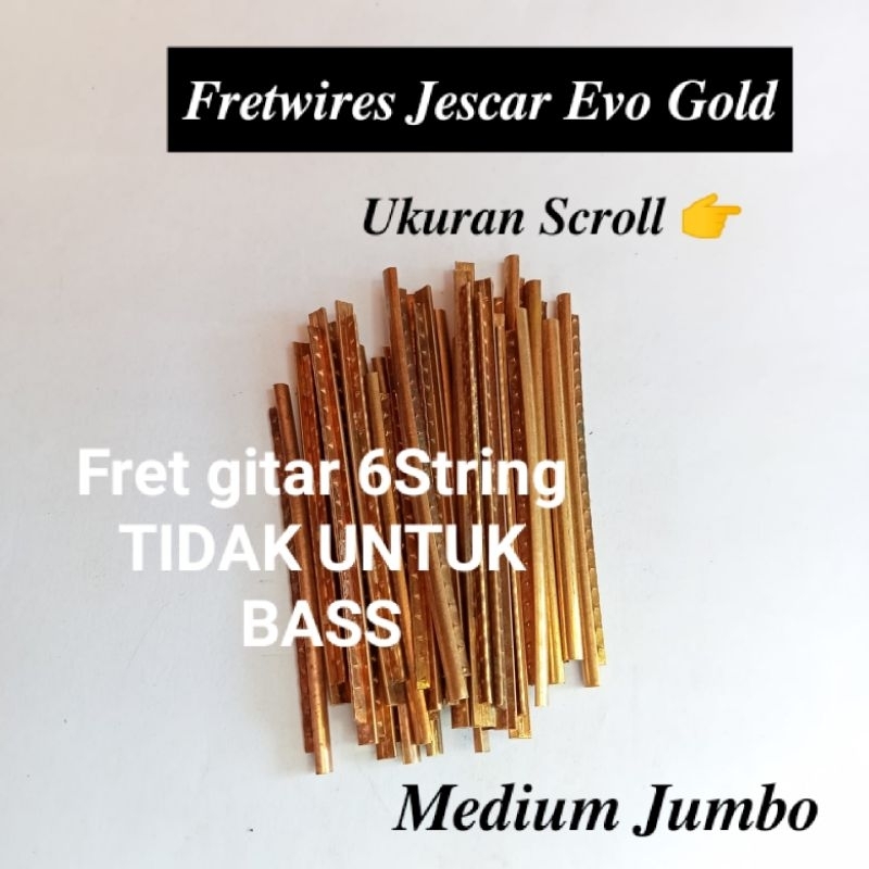 fret jescar evo gold medium Jumbo fret gitar jescar evo gold original