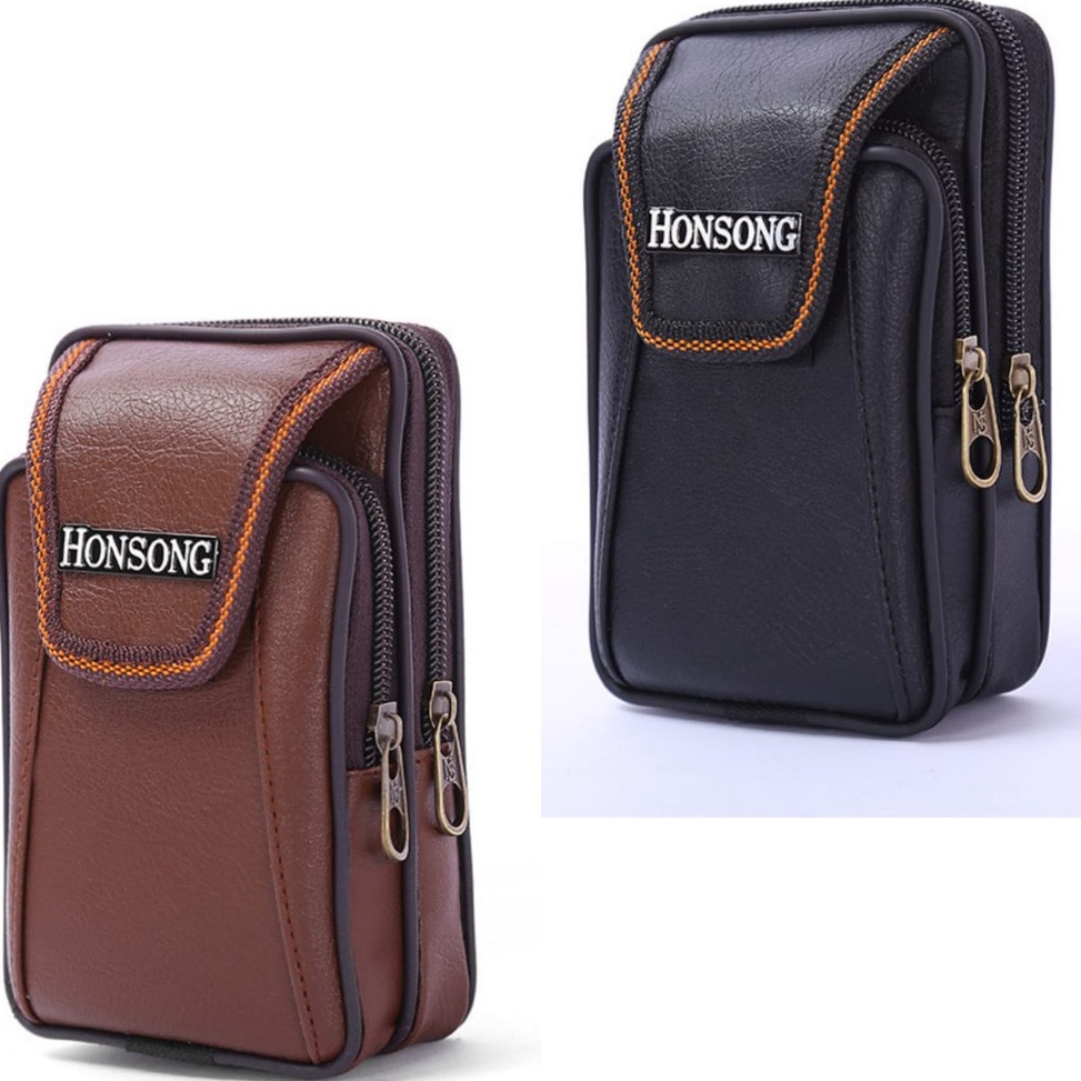 Promo DOMPET HP PINGGANG PRIA KULIT PREMIUM ORI SARUNG GLASVE HP COWOK KEREN BATAM BRANDED ORIGINAL