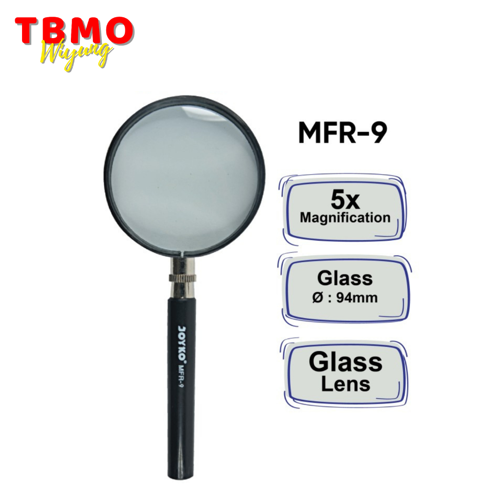 

Joyko Magnifier Kaca Pembesar MFR-9 90mm