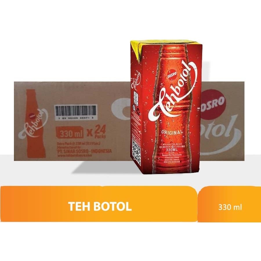 

Teh Botol Kotak Sosro 330 ml 1 Dus Isi 24 Pcs