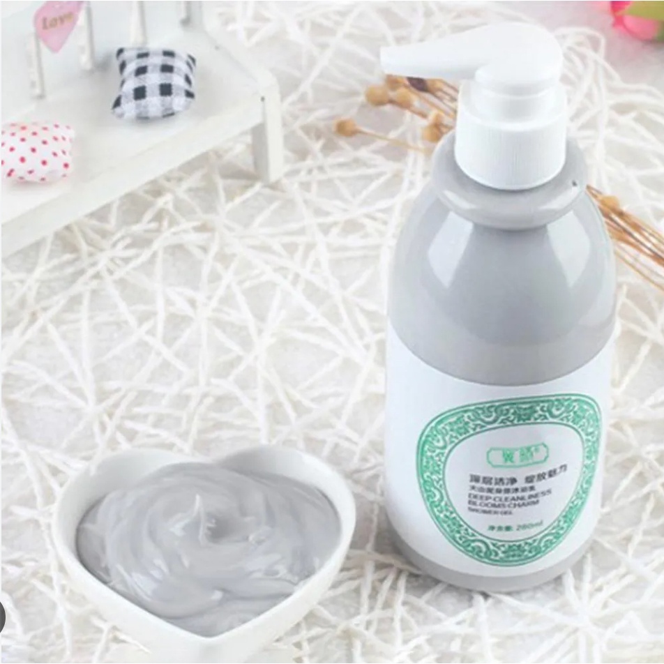 ZHIQI x SIMU SABUN VULKANIK MUD BODY WASH SABUN MERGECO WHITENING PEMUTIH BADAN