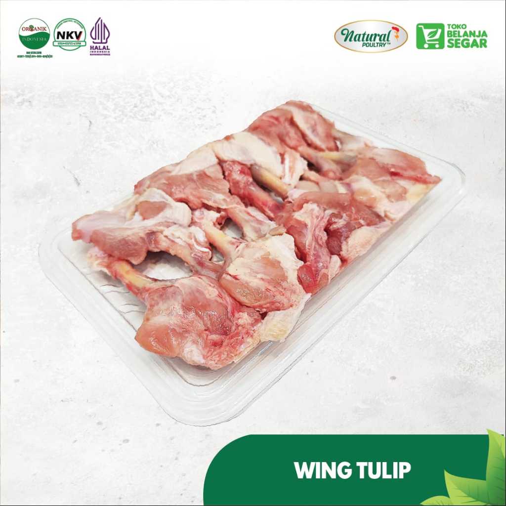 

Wing Tulip Ayam Negri Probiotik (250 gram) - Natural Poultry