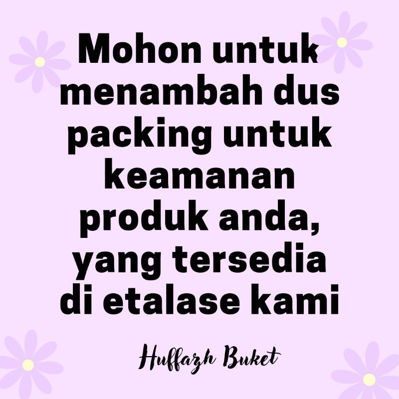 

dua packing
