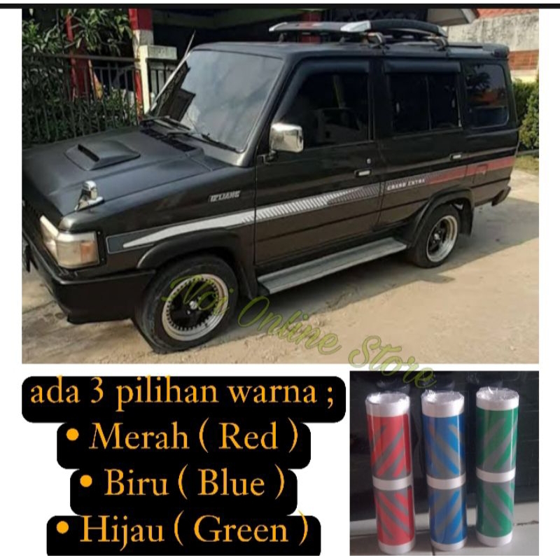 Sticker Mobil Kijang GRAND EXTRA tahun 1996