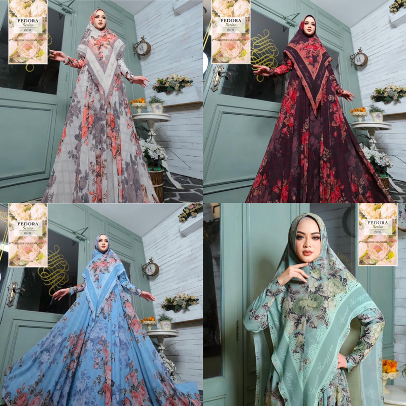 FEDORA VOL 2 by AGOEST HANGGONO TERBARU GAMIS MOTIF BUNGA CANTIK GAMIS PESTA