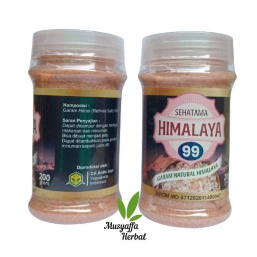 Garam himalaya natural pink salt organik BPOM Sehatama 200 gr
