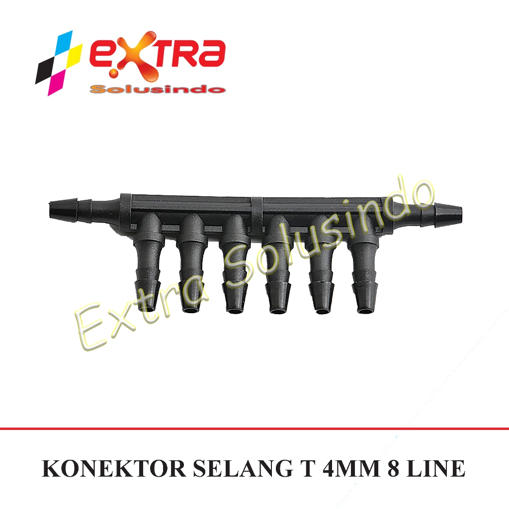 KONEKTOR SELANG T UV 4MM 8 LINE