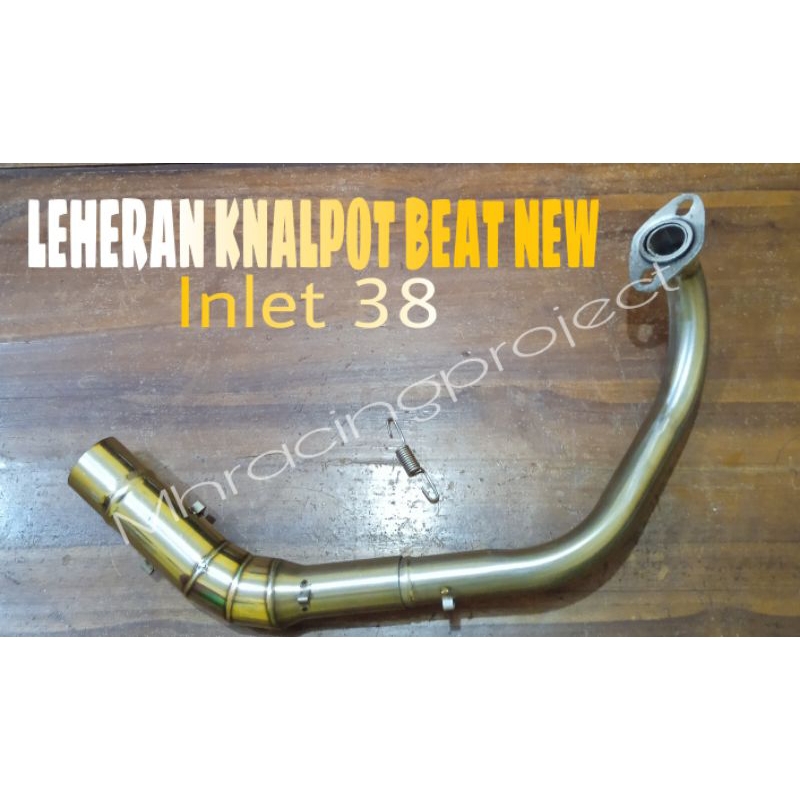 Leher pipa knalpot Beat New Inlet 38 Mhracingproject