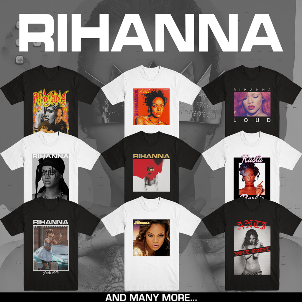RIHANNA | T-SHIRT MUSIC | REGGAE POP | MERCHANDISE