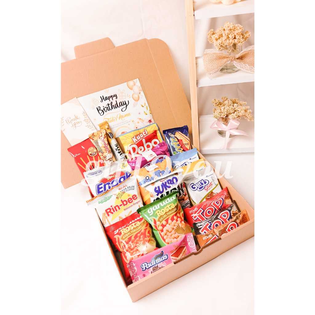 

HAMPERS GIFT KADO ANAK PACAR ULANG TAHUN HARI GURU KARTINI HADIAH BOX LEBARAN
