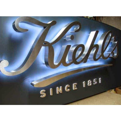 Huruf Timbul Stainless Papan Nama LED